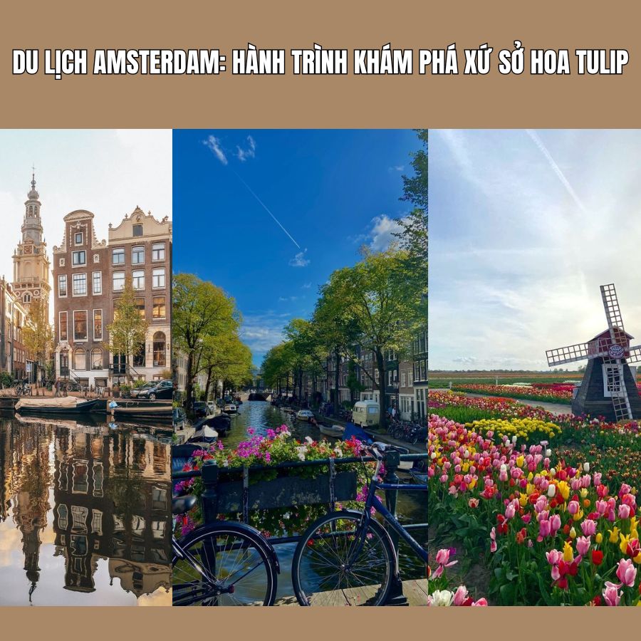 Du lịch Amsterdam: Hành trình khám phá xứ sở hoa tulip