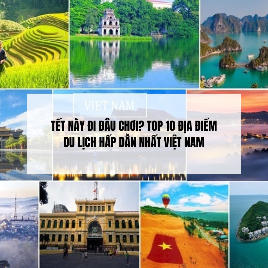 Tết này đi đâu chơi? Top 10 địa điểm du lịch hấp dẫn nhất Việt Nam